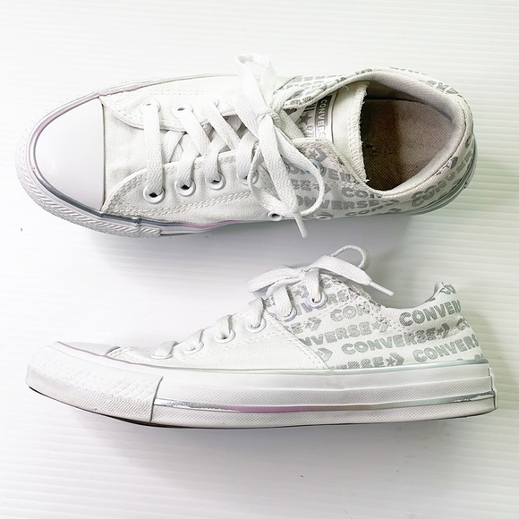 Converse Shoes - Converse White with Opalescence and Silver Accents (7)